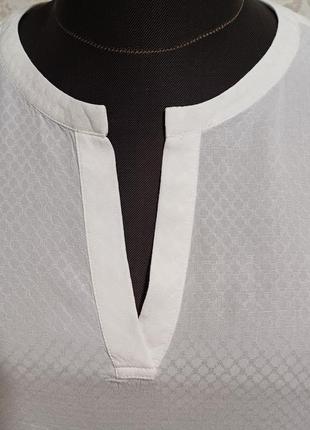 Літня  біла блуза тom тailor. 42 розмір, віскоза 100%, легка, приємна до тіла, ідеальний стан
