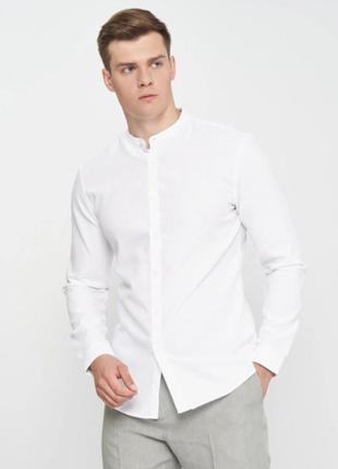 Zara рубашка мужская легкая