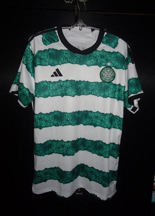 Футболка кастомна adidas aeroready celtic football club чоловіча спортивна тренувальна xl