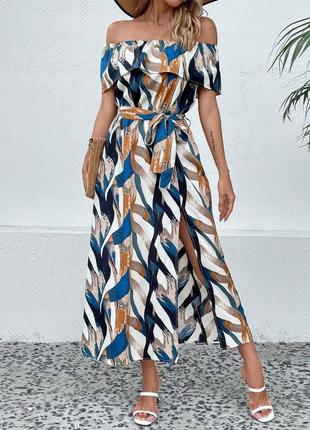 Сукня міді з принтами без рукавів, 1500+ відгуків, єдиний екземпляр