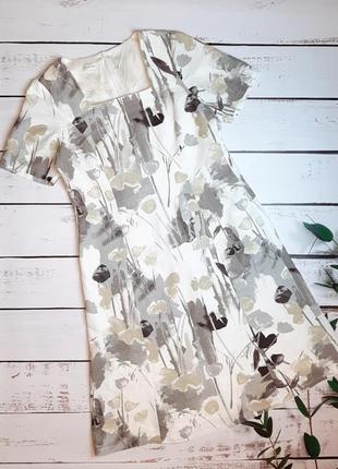 1+1=3 шикарное льняное натуральное платье миди atelier, размер 48
