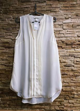 Красивая молочная блузка h&amp;m