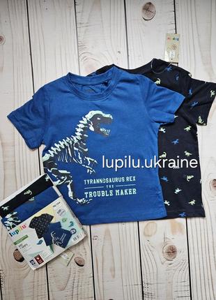 Lupilu набір футболок на хлопчика футболка 2 шт набор на мальчика комплект