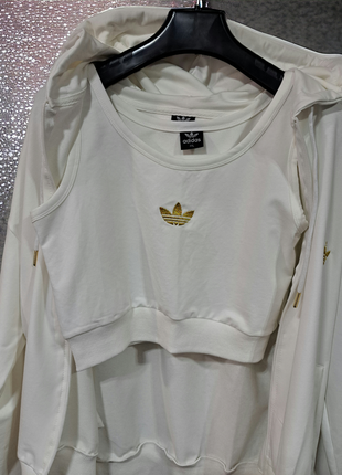 Женский спортивный костюм adidas турченчина 100% хлопок. модные вещи3 фото