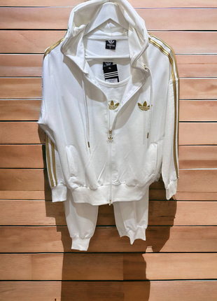 Женский спортивный костюм adidas турченчина 100% хлопок. модные вещи2 фото