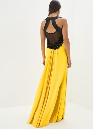 Жіноче плаття "касандра" — жовтий (без шлейфа)2 фото