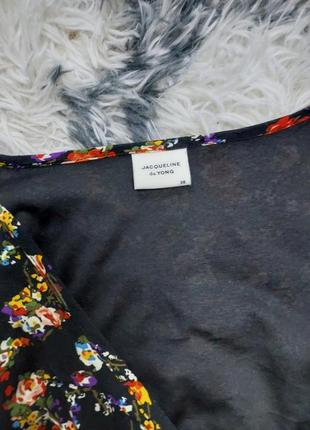 Сукня віскоза котонова сукня плаття платье платя в квітковий принт квіткова сукня з довгим рукавом2 фото