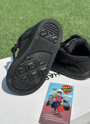 Дитячі кеди converse ct all star ox black mono little kids3 фото