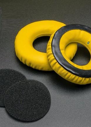 Амбушури для навушників earpads sennheiser hd25 hd25-1 sennheiser hd25 ii pro light колір жовтий
