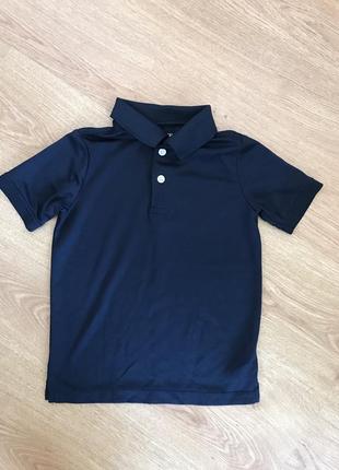 Детская рубашка-поло oshkosh / детская футболка поло / синяя футболка 104 см / футболка для мальчика