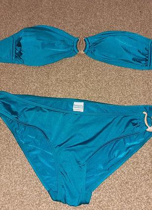 Купальник бирюза, верз бандо,  размер л