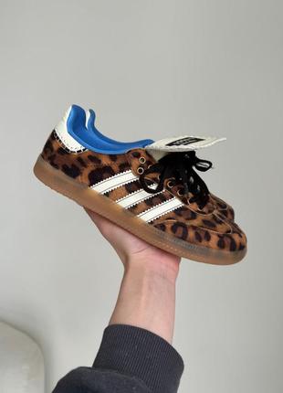 Кроссовки adidas samba wales bonner leo leopard