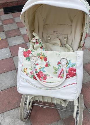Очень удобная и красивая коляска,все вопросы по необходимости
