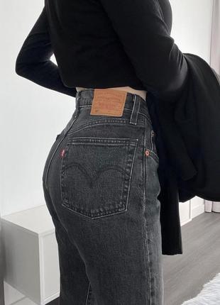 Levis оригинальные джинсы высокая посадка high waisted taper