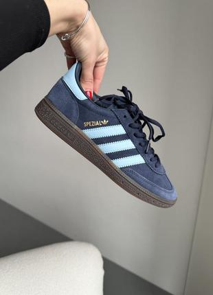 Кроссовки adidas spezial handball navy blue gum
