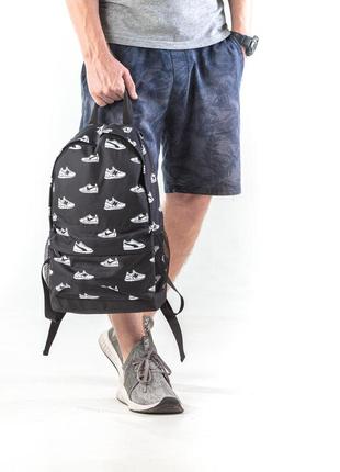 Cпортивний чоловічий жіночій міський рюкзак з принтом найк пума nike puma кросівки