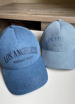 Женская бейсболка, мужская кепка, летняя кепка, светлая кепка, головной убор, синяя кепка,