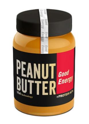 Арахисовая паста с протеином good energy peanut butter + protein 42% 400g