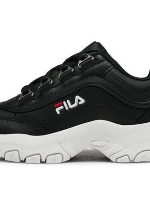 Кросівки на платформі снікерси fila strada low teens 38