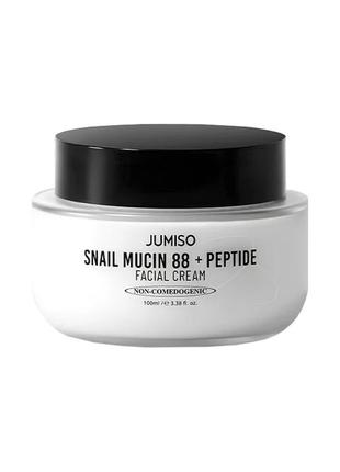 Крем з муцином равлика і пептидами jumiso - snail mucin 88 + peptide cream - 100ml
