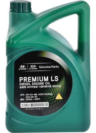 Полусинтетическое масло mobis hyundai/kia premium ls diesel 5w-30