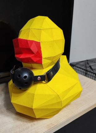 Paperkhan конструктор из картона 3d утка уточка птица птичка паперкрафт papercraft набор для творчества игрушк