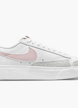 Nike blazer low platform white pink glaze 39