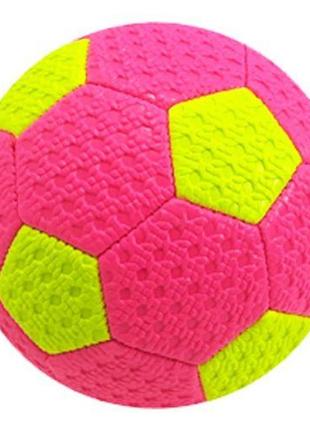Мяч футбольный №2 детский (розовый)