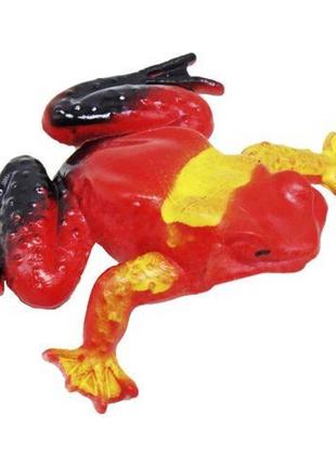 Игрушка-антистресс резиновая "жабка", красная
