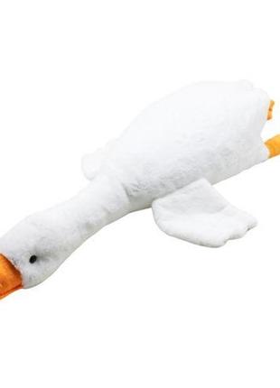 М'яка іграшка "гусь-обіймусь", білий (95 см)