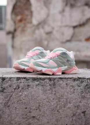 Супер крутий колір!!!! кросівки new balance 9060 light green pink10 фото