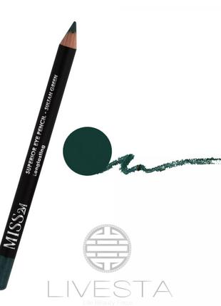 Олівець для очей miss2m 02 sultan green, 1,4 г
