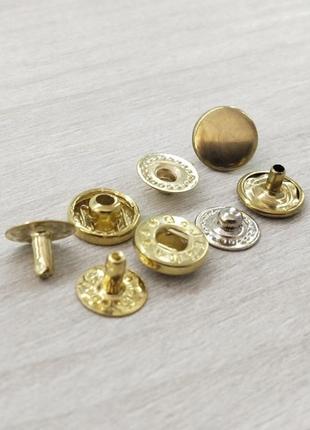Альфа-кнопка 10 мм золото vt-2 (720шт) (101101)