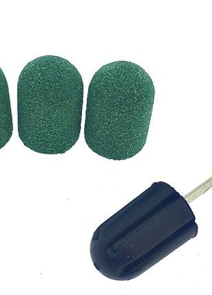Набор колпачков (3 шт) и резиновая насадка, размер 1625 мм, #80 green