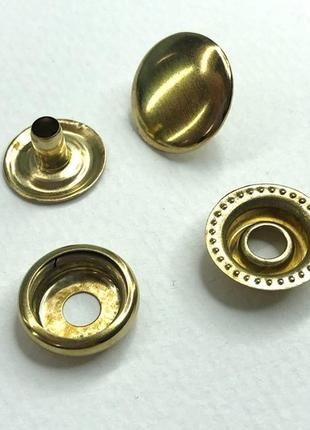 Кнопка # 61 золото 15 мм (50 шт.) (108808)