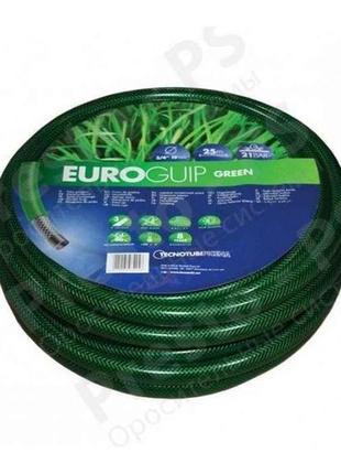 Шланг для поливання 3/4 (20 м) euro guip green (бухта) tm tecnotubi