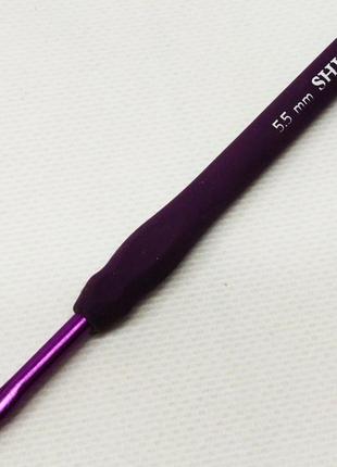 Крючок для вязания shuma #5,5 с мягкой ручкой