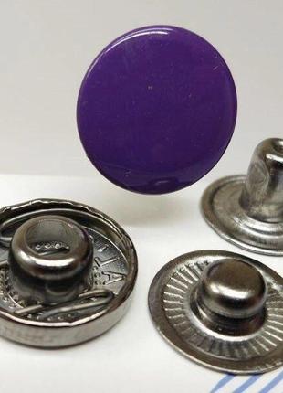 Кнопка альфа 15мм фиолетовая низ 12.5 мм (10шт.) (103303)