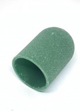 Ковпачок абразивний для педикюру діаметром 10 мм абразивністю 120 грит зелений