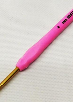 Крючок для вязания shuma #4 с мягкой ручкой