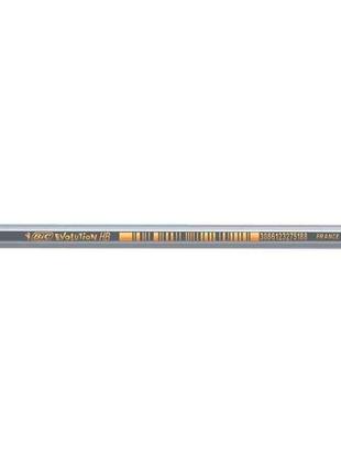 Олівець чорнографітовий evolution eco , чорний, hb 12шт bc896017 тм bic