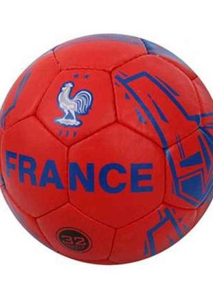 Мяч футбольний розмір 5 гума вага 400-420г червоний 2500-276 тм китай