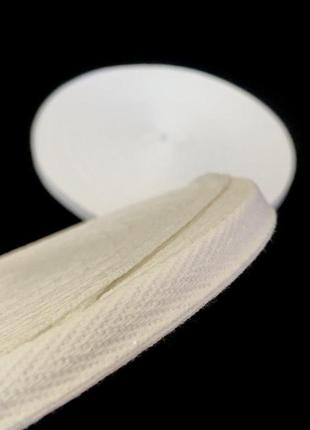 Біла кіперна стрічка 2 см (кіперна тасьма 20мм)