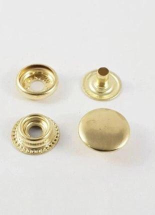 Кнопка # 61 15 мм золото з нержавіючої сталі (50 шт.) (108808)
