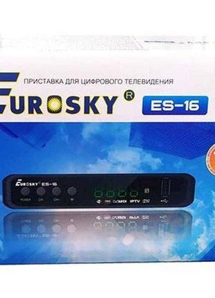 Тюнер т2 тюнер es-16 iptvyoutube тм eurosky