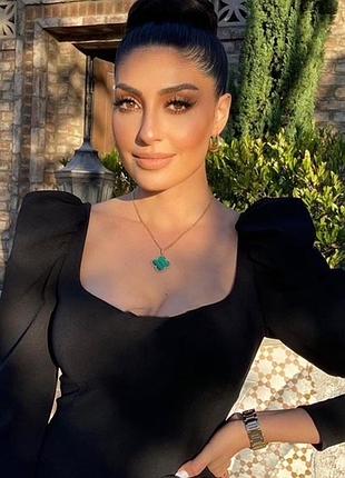 Zara топ з вирізом каре темно-синій xs s