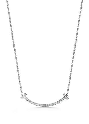 Срібний кулон medium smile pendant tiffany & co