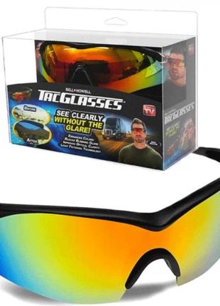 Поляризовані окуляри сонцезахисні антиблікові tac glasses + чохол в комплекті