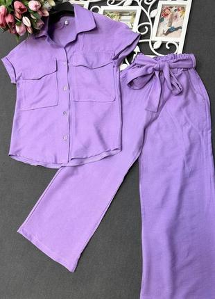 Костюм для дівчинки  на літо, 110-116, 122-128, 134-140, 146-152,158-164 см