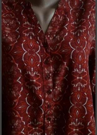 Натуральная блуза (рубашка) 50-52р